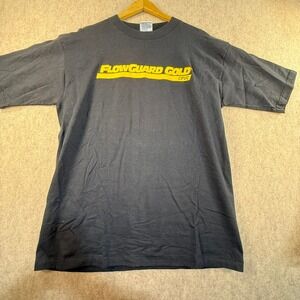 Vintage All Sport BFGoodrich FlowGuard Gold T Shirt Mens Large Black Made in USA